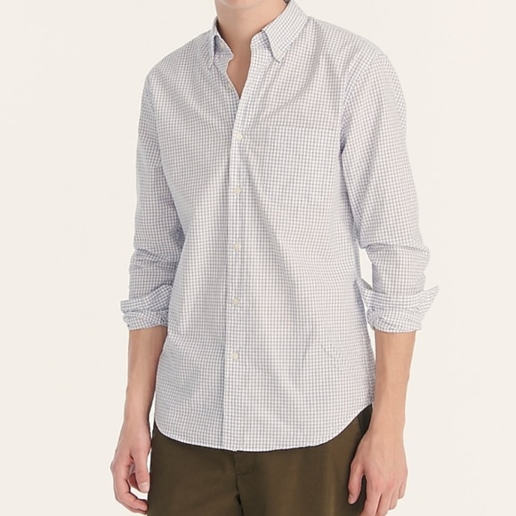 J. Crew Other - J Crew Secret Wash Cotton Stretch Poplin Casual Shirt - Size Large